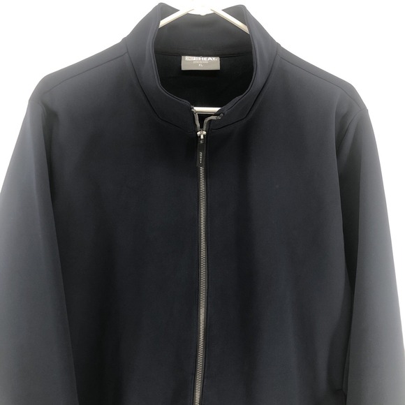 32 Degrees Heat Men's Full Zip Regular Fit Stand Collar Jacket, BLUE , XL - Picture 1 of 9